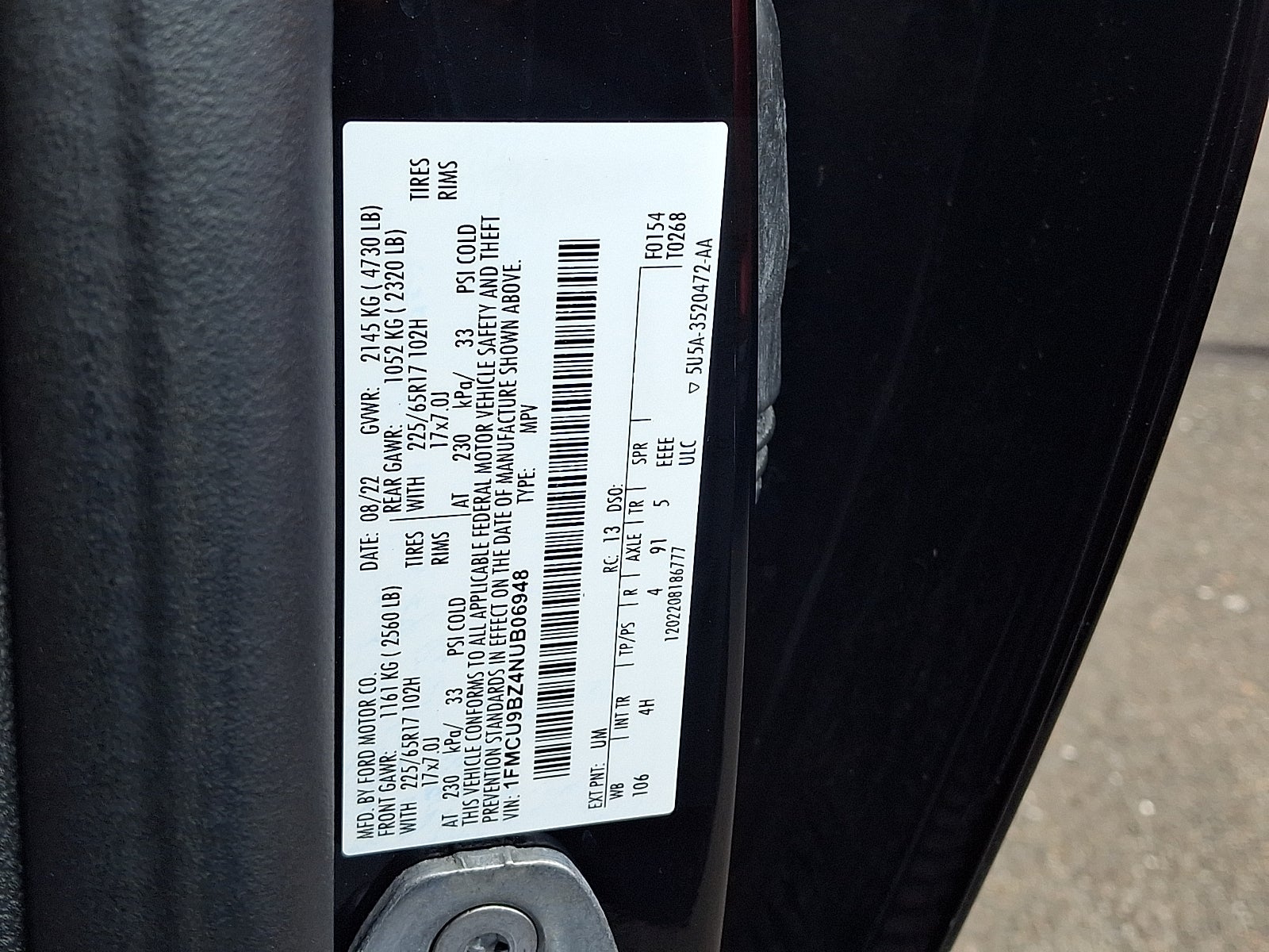 2022 Ford Escape Hybrid SE