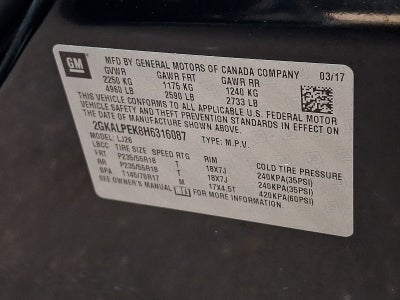 2017 GMC Terrain SLT