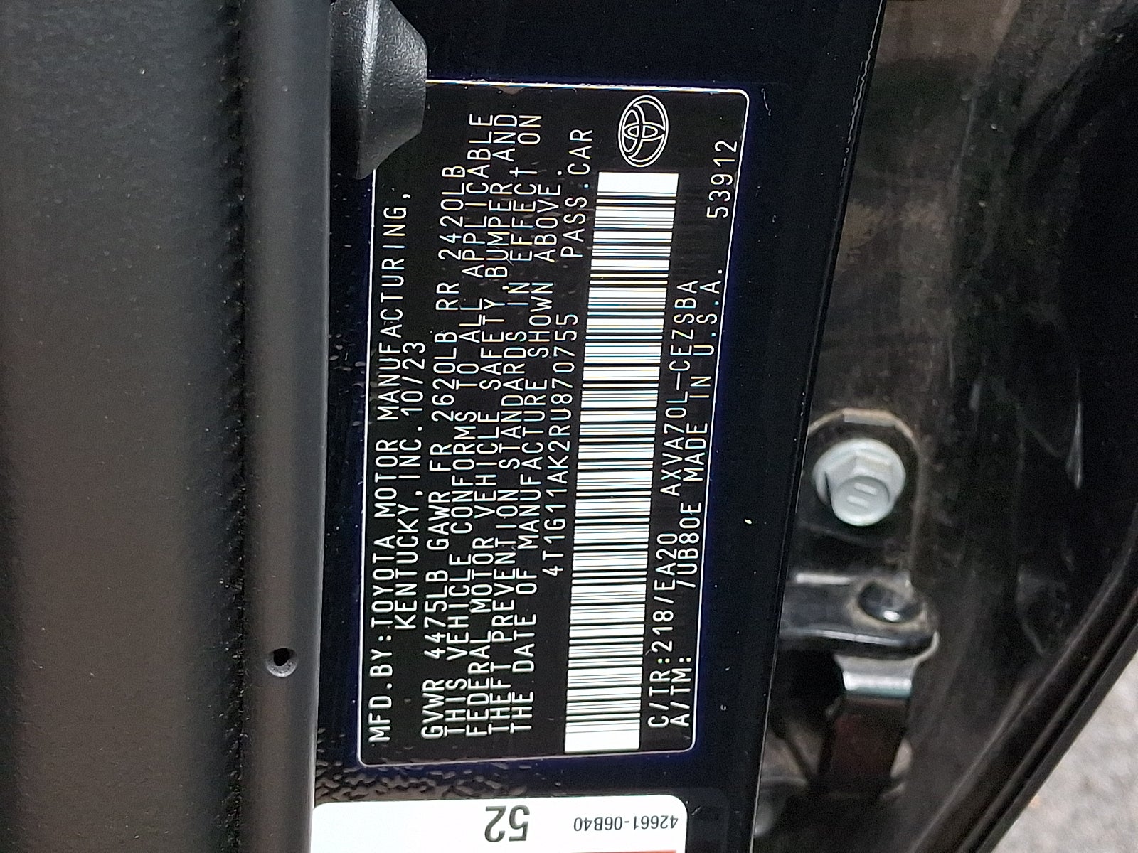 2024 Toyota Camry SE