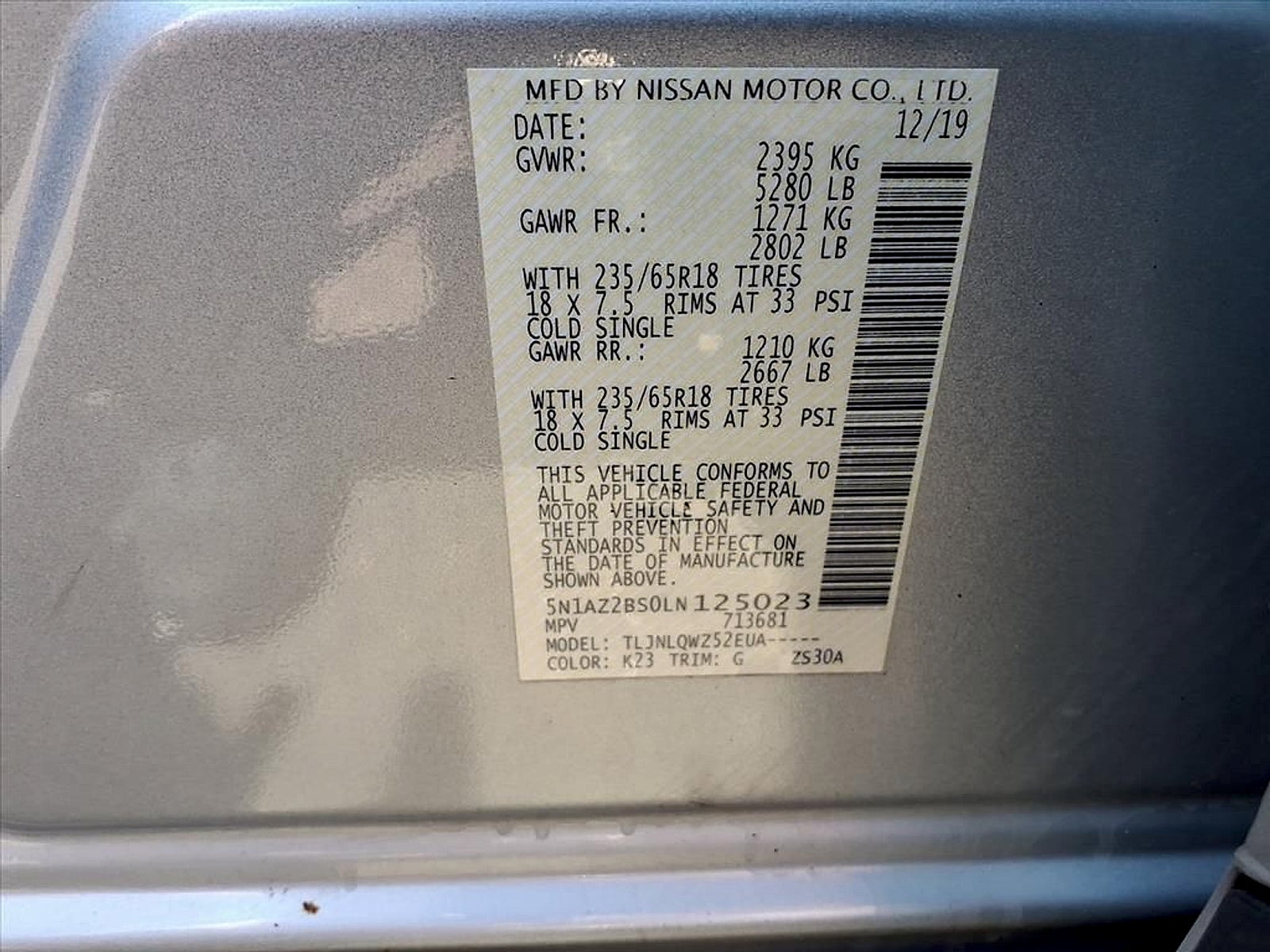 2020 Nissan Murano SV Intelligent AWD