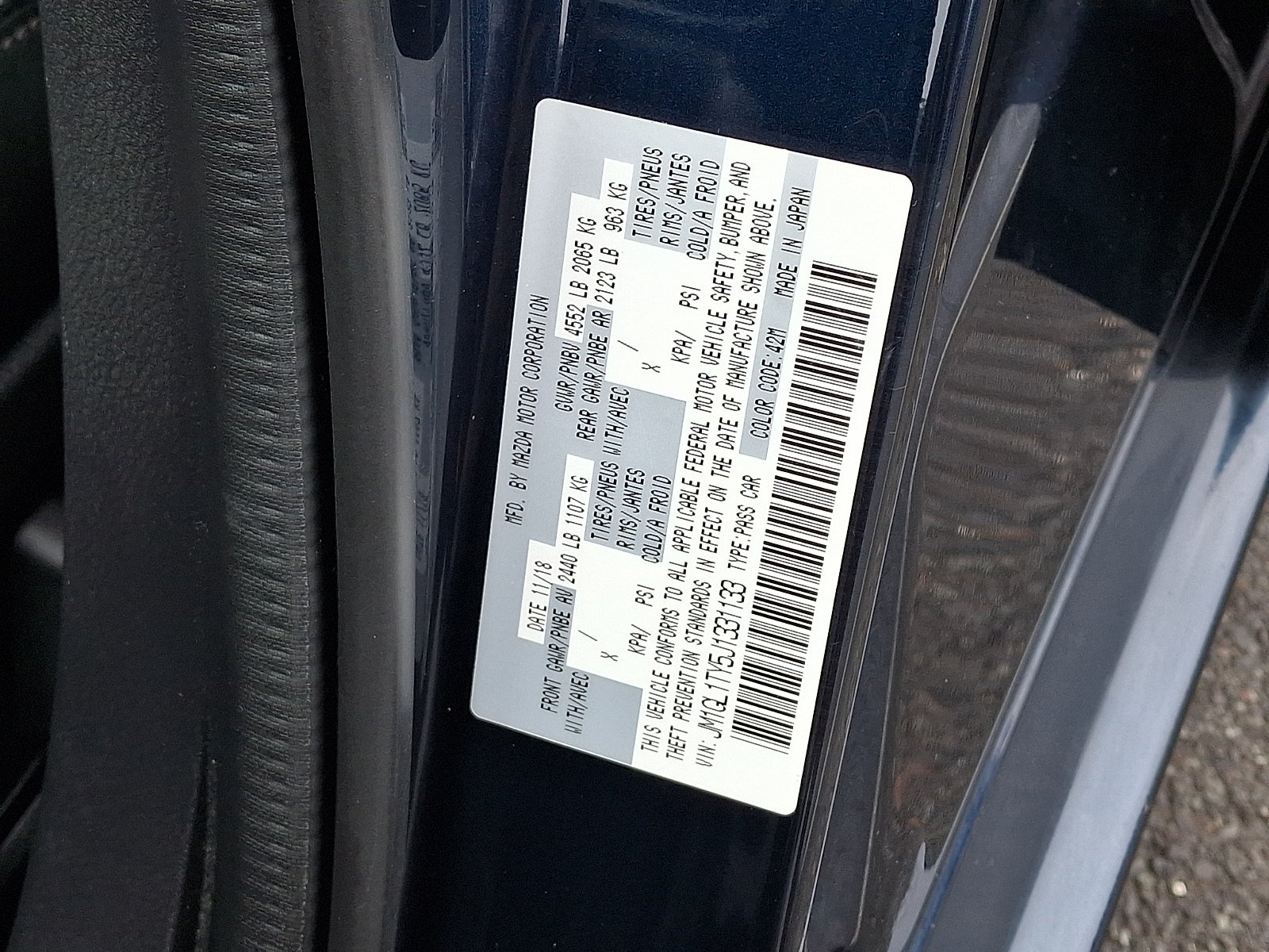 2018 Mazda Mazda6 Grand Touring