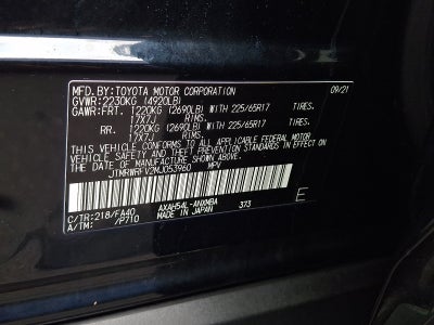 2021 Toyota RAV4 Hybrid XLE