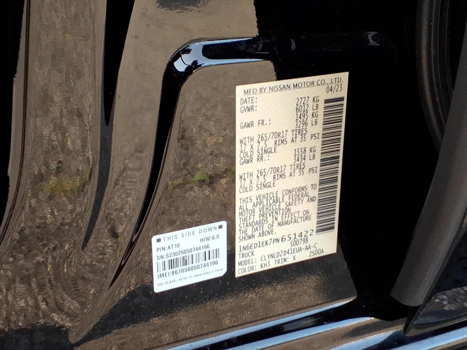 2023 Nissan Frontier PRO-4X