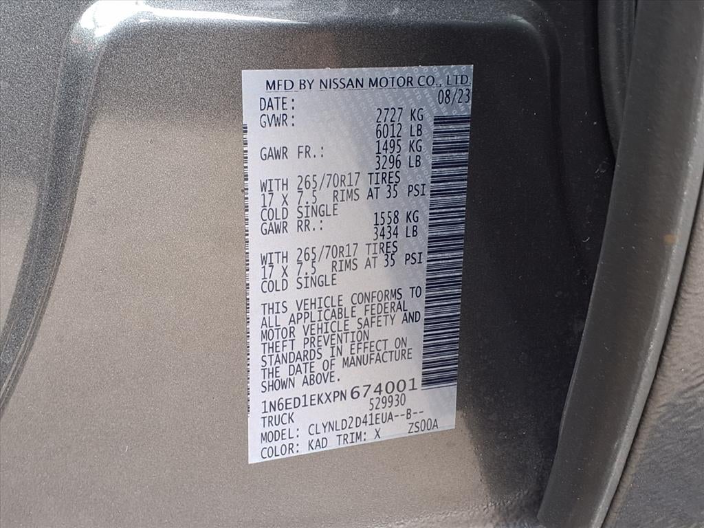 2023 Nissan Frontier PRO-4X
