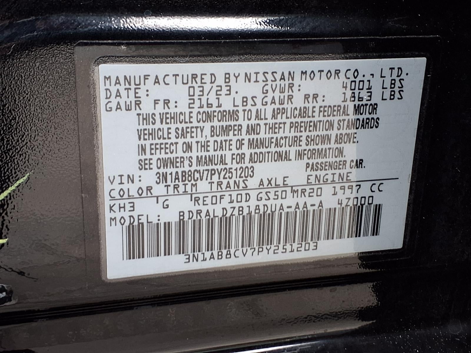 2023 Nissan Sentra SV