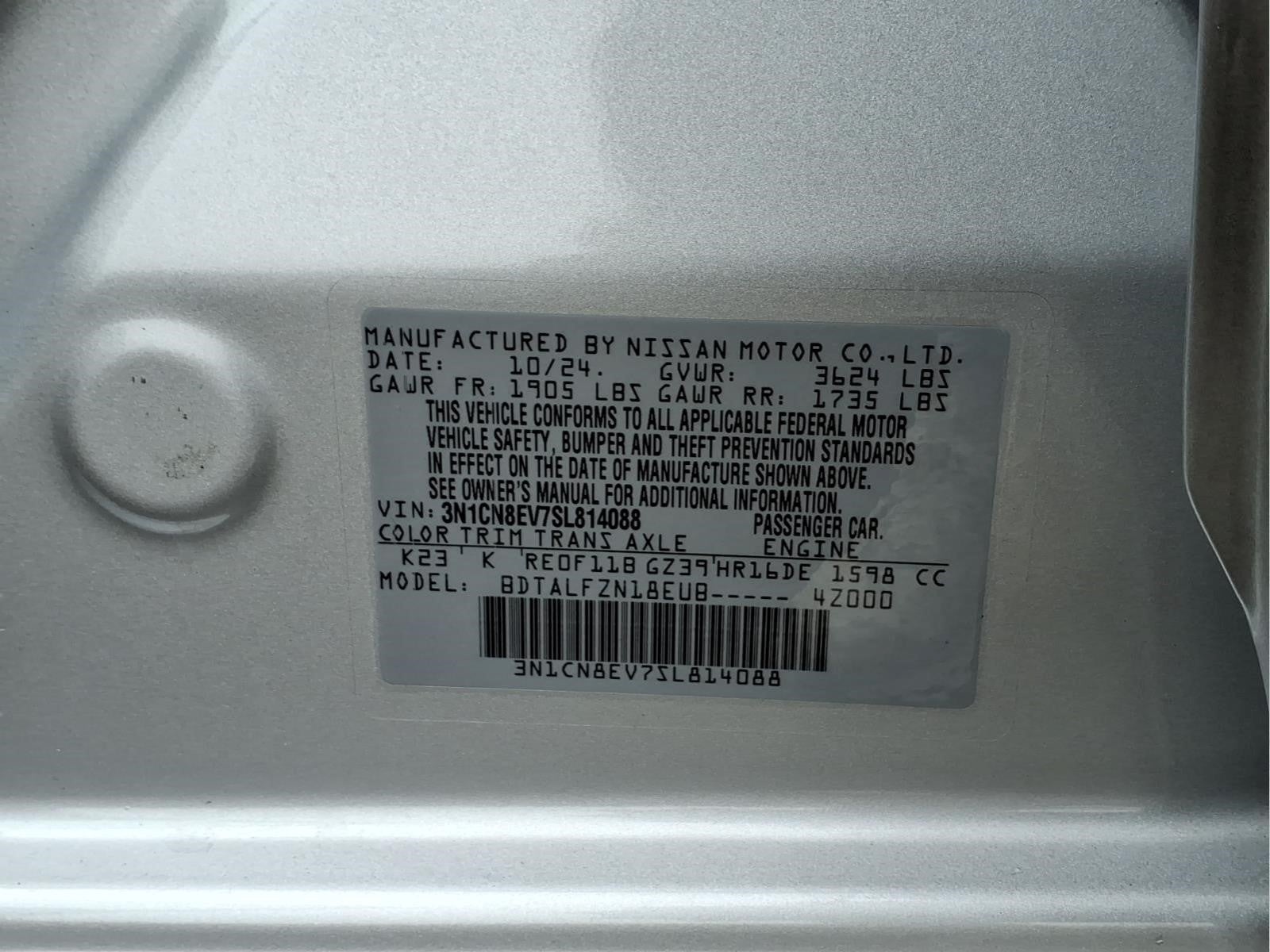 2025 Nissan Versa SV