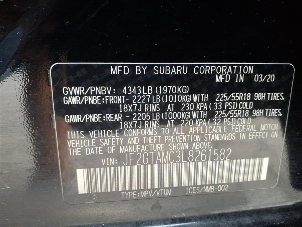 2020 Subaru Crosstrek Limited