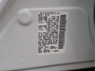 2018 Nissan Rogue SV