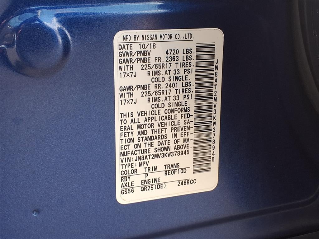 2019 Nissan Rogue SV