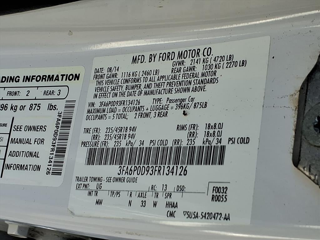 2015 Ford Fusion Titanium