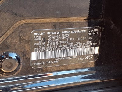 2017 Mitsubishi Outlander Sport ES