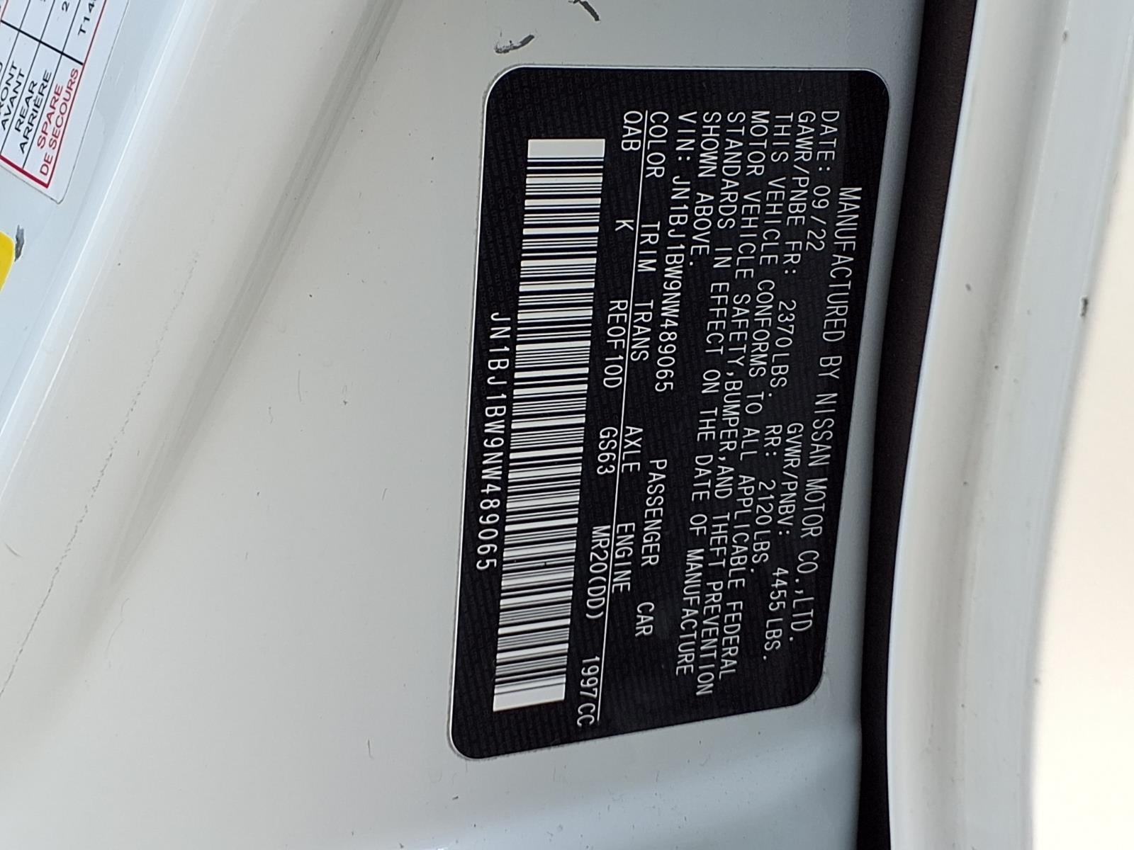 2022 Nissan Rogue Sport SV