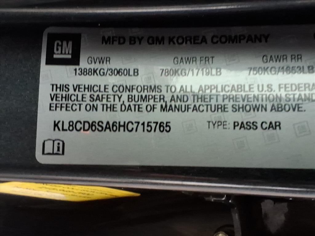 2017 Chevrolet Spark 1LT CVT