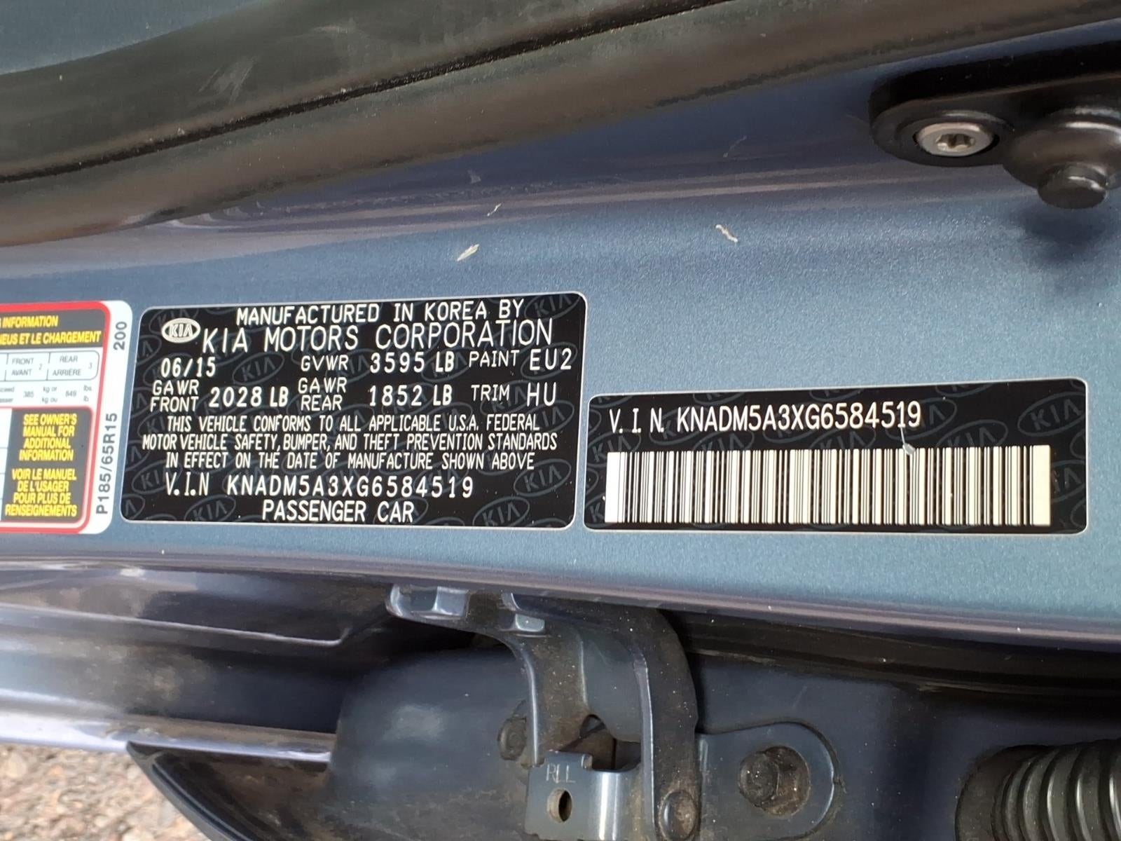2016 Kia Rio 5-Door LX