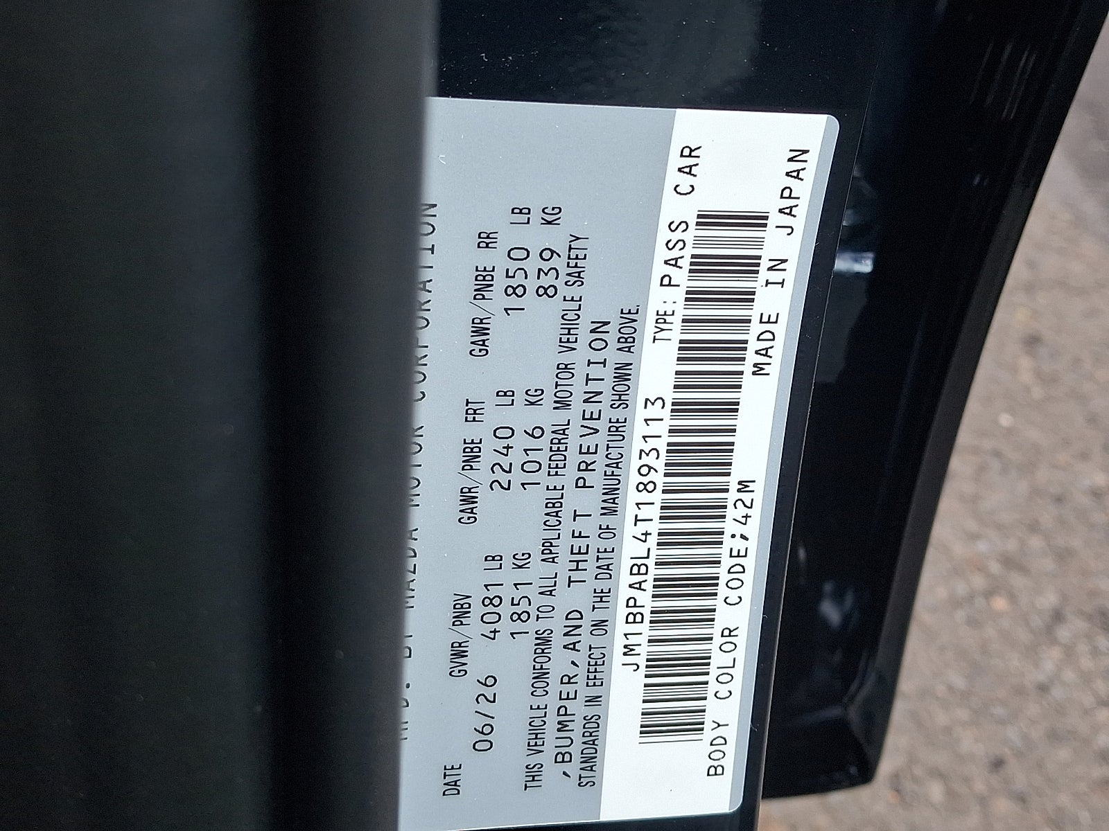 2026 Mazda Mazda3 Sedan 2.5 S Select Sport