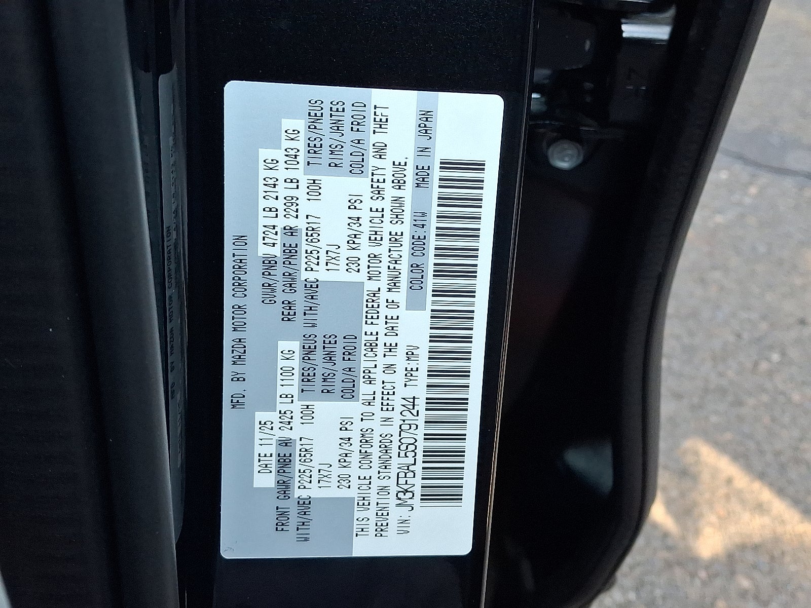 2025 Mazda Mazda CX-5 2.5 S