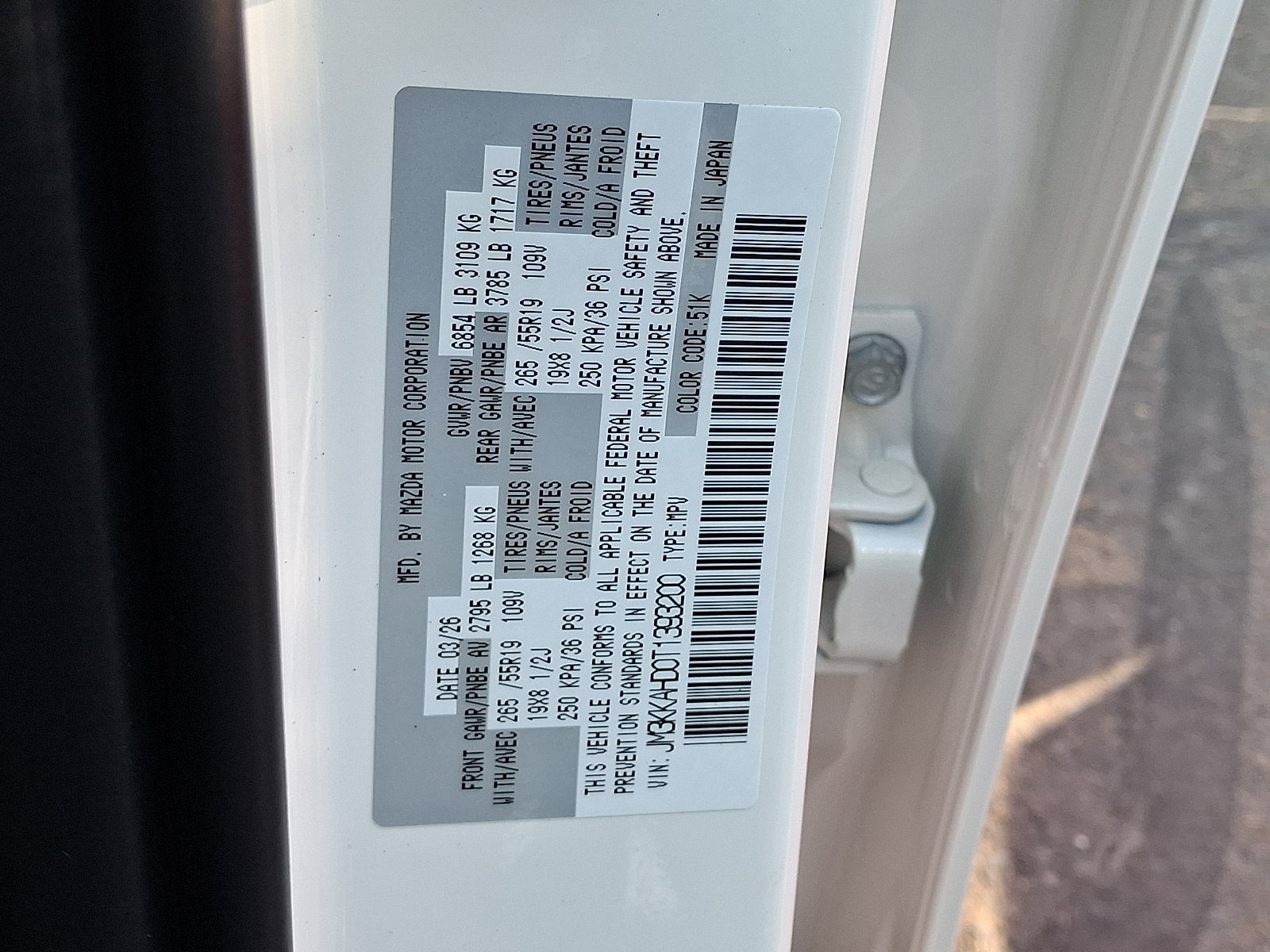 2026 Mazda Mazda CX-90 3.3 Turbo Select