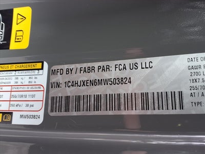 2021 Jeep Wrangler Unlimited Sahara