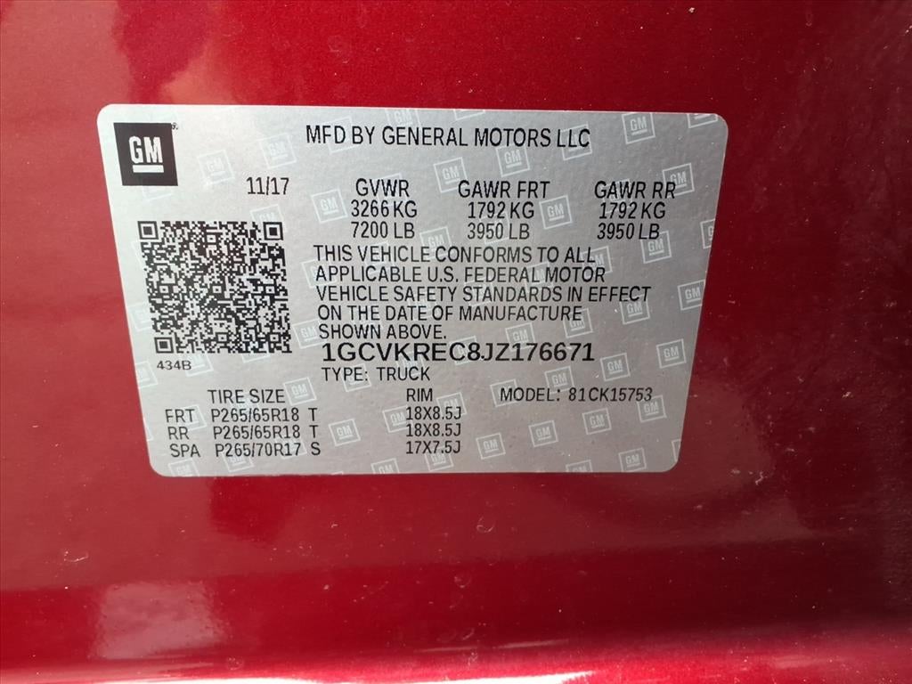 2018 Chevrolet Silverado 1500 LT