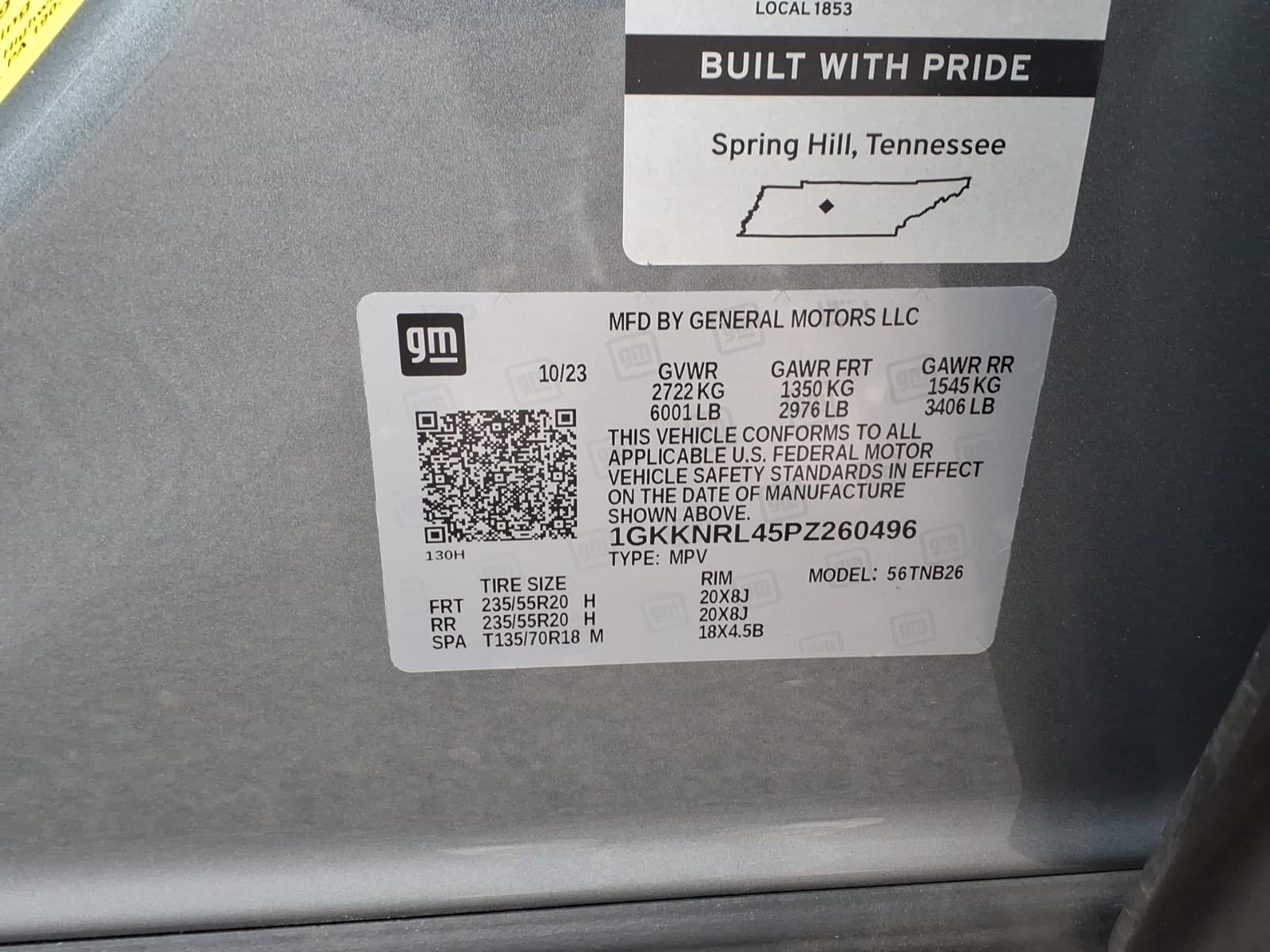 2023 GMC Acadia SLE