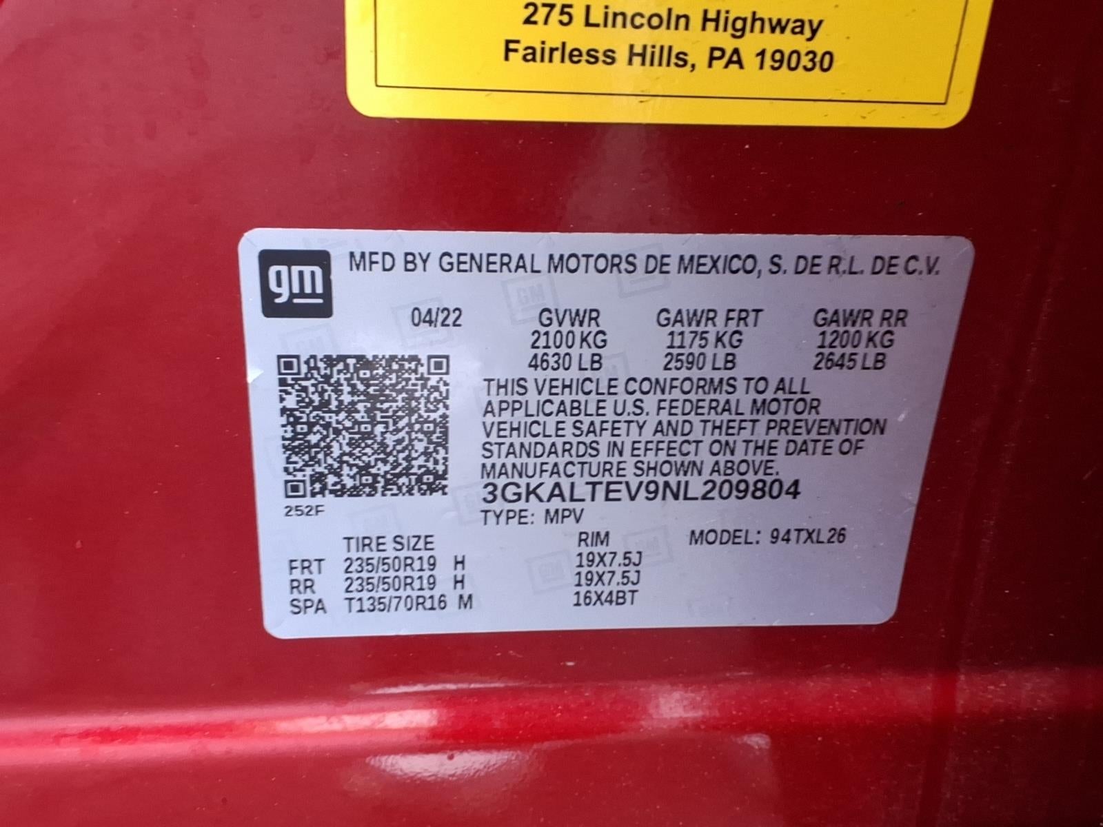 2022 GMC Terrain SLE