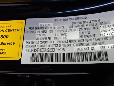 2025 Mazda Mazda CX-90 3.3 Turbo S Premium Plus Package